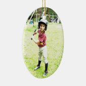 Baseball Boy Keramisch Ornament (Rechts)