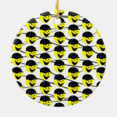 Baseball Boy Keramisch Ornament (Achterkant)