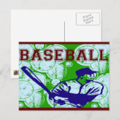 BASEBALL BRIEFKAART (Voorkant / Achterkant)