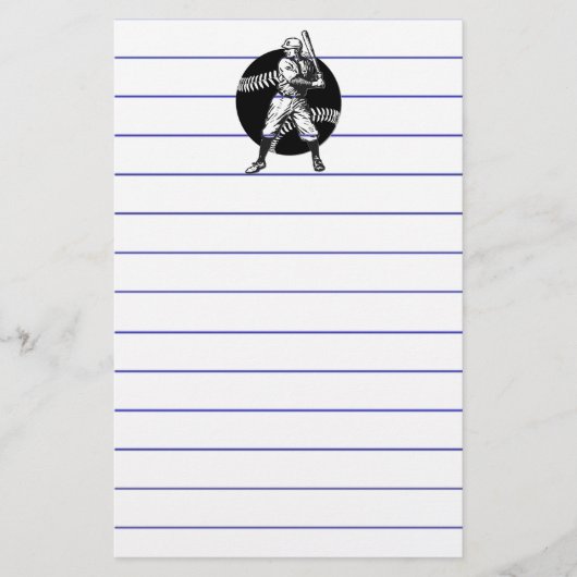 Baseball: Briefpapier (Voorkant)