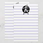 Baseball: Briefpapier (Voorkant / Achterkant)