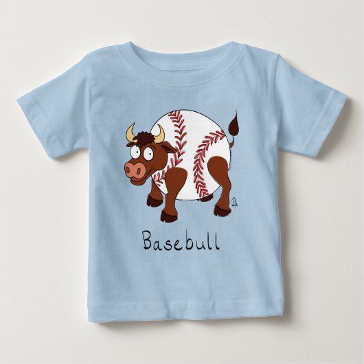 Baseball Bull Sports Cute Kinder (Voorkant)