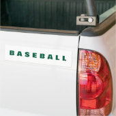 Baseball bumper sticker (Op Truck)