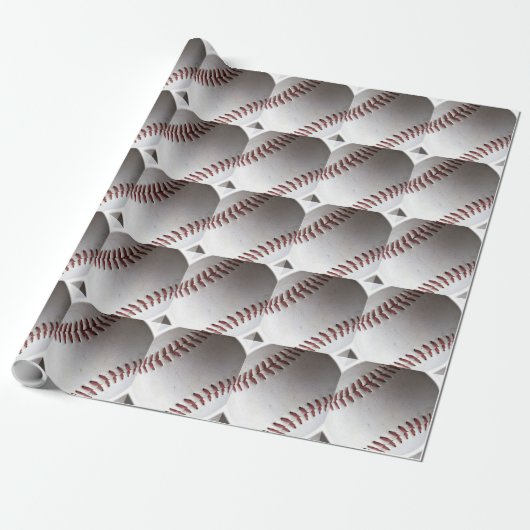 Baseball Cadeaupapier (Uitgerold)