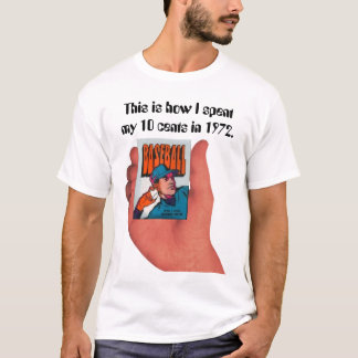 Baseball Cards I Bood (1972) T-shirt