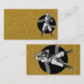 Baseball : Carte de visite Vintage (Devant / Derrière)