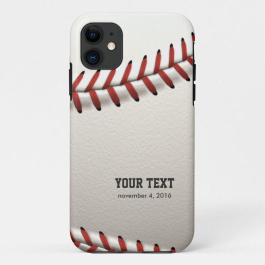 Baseball Case-Mate iPhone Case (Achterkant)