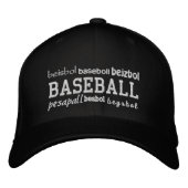 Baseball - Casquette brodé (Devant)