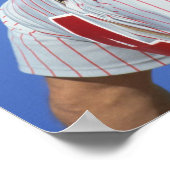 Baseball Catcher en Umpire Arguing Poster (Hoek)