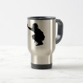 Baseball Catcher Travel Mug Reisbeker (Voorkant rechts)