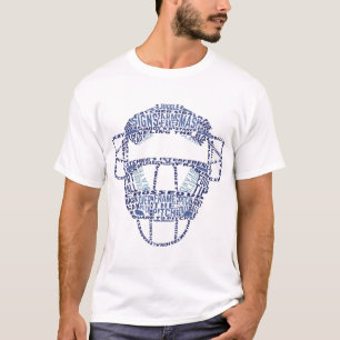Baseball Catchers Masker Word Art T-shirt