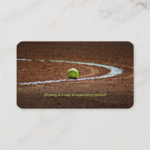 Baseball Coach | Baseball-veld Visitekaartje (Achterkant)