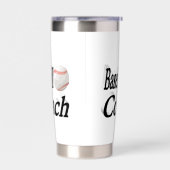 Baseball Coach Geïsoleerde Drinkbeker (Links)