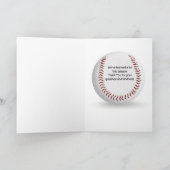 Baseball Coach - Hartelijk dank Kaart (Binnen)