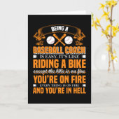 Baseball Coach Kaart (Gele Bloem)