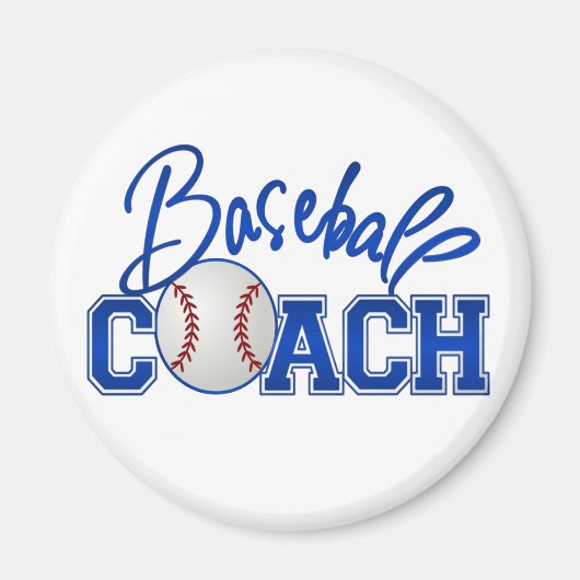Baseball Coach Magneet (Voorkant)