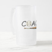 Baseball Coach Matglas Bierpul (Voorkant links)