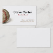 Baseball Coach of Player Card Sport Team Visitekaartje (Voorkant / Achterkant)