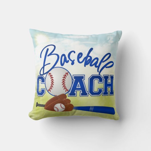 Baseball Coach Pillow Kussen (Voorkant)