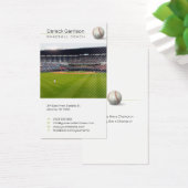 Baseball Coach | Player-foto Visitekaartje (Bureau)