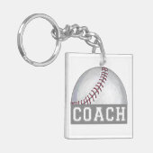 Baseball Coach Sleutelhanger (Voorkant Links)