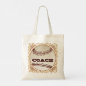 Baseball Coach Tote Bag (Achterkant)