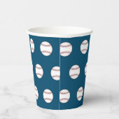 Baseball Coffee Birthday Bbq Party Cups Papieren Bekers (Rechts)