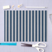 Baseball Coord Stripes Blue WRAP PAPER 18-WEEFSUE Tissuepapier (Craft)