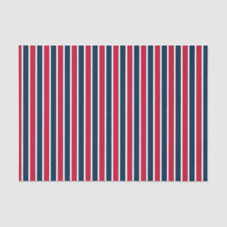 Baseball Coord Stripes RWB 01-WSSUE WRAPING PAPER Tissuepapier