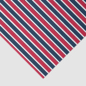 Baseball Coord Stripes RWB 01-WSSUE WRAPING PAPER Tissuepapier (Detail)