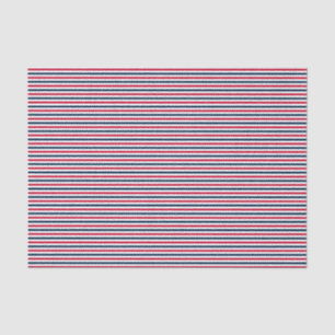 Baseball Coord Stripes RWB 09-WSSUE WRAPING PAPER Tissuepapier
