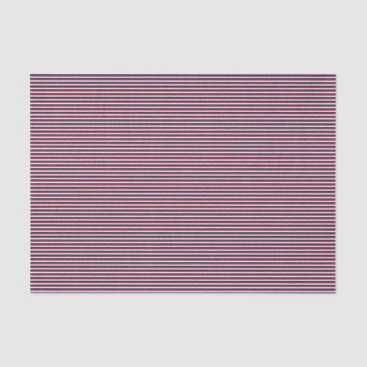 Baseball Coord Stripes RWB 17-WSSUE WRAPING PAPER Tissuepapier (Voorkant)