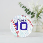 BASEBALL CRAZE Bar Bat mitzvah Numéro de table (Debout devant)