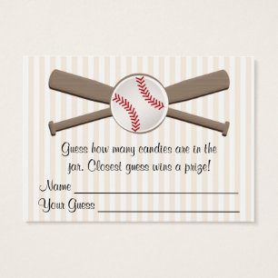 Baseball Crossed Bats Devant Baby shower De Jeu