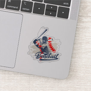 Baseball Custom-Cut Sticker