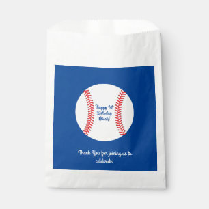 Baseball Cute Sports Kind Birthday Party Bedankzakje