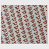 Baseball Dad Cute Cadeaupapier (Vlak)