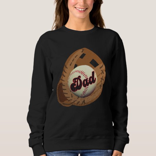 Baseball Dad  for Father s Day Baseball Softball P Trui (Voorkant)