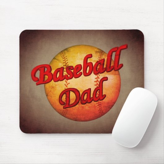 Baseball Dad Muismat (Met muis)