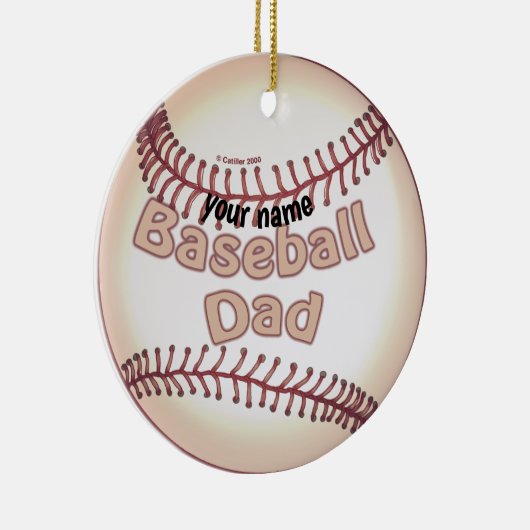 Baseball Dad ornament (Rechts)