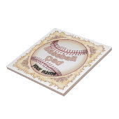 Baseball Dad Tegeltje (Zijkant)