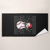 Baseball de Noël (Serviette de bain)