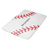 Baseball Design Bath Mat (Gekanteld)