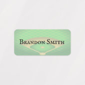 Baseball Design Naam Etiketten Labels (Design 2)