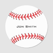 Baseball Design Name Tag (Voorkant)