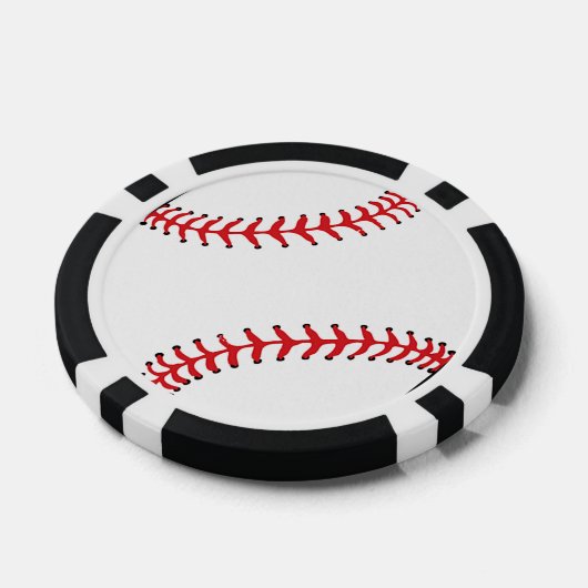 Baseball Design Poker Chips (Enkel)