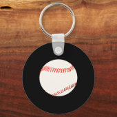 Baseball Design Sleutelhanger (Voorkant)