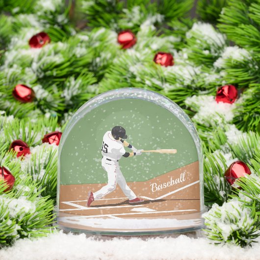 Baseball Design Snow Globe (Noël)