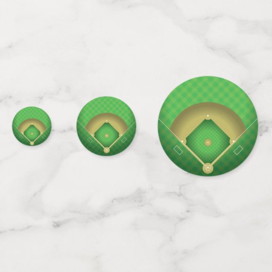 Baseball Design Table Confetti (Voorkanten)
