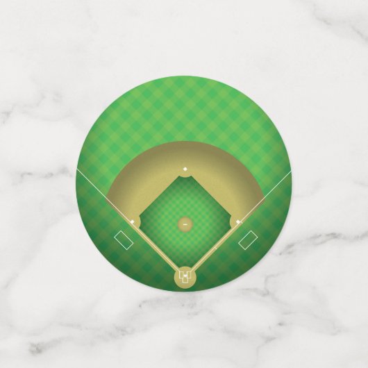 Baseball Design Table Confetti (Kleine voorkant)